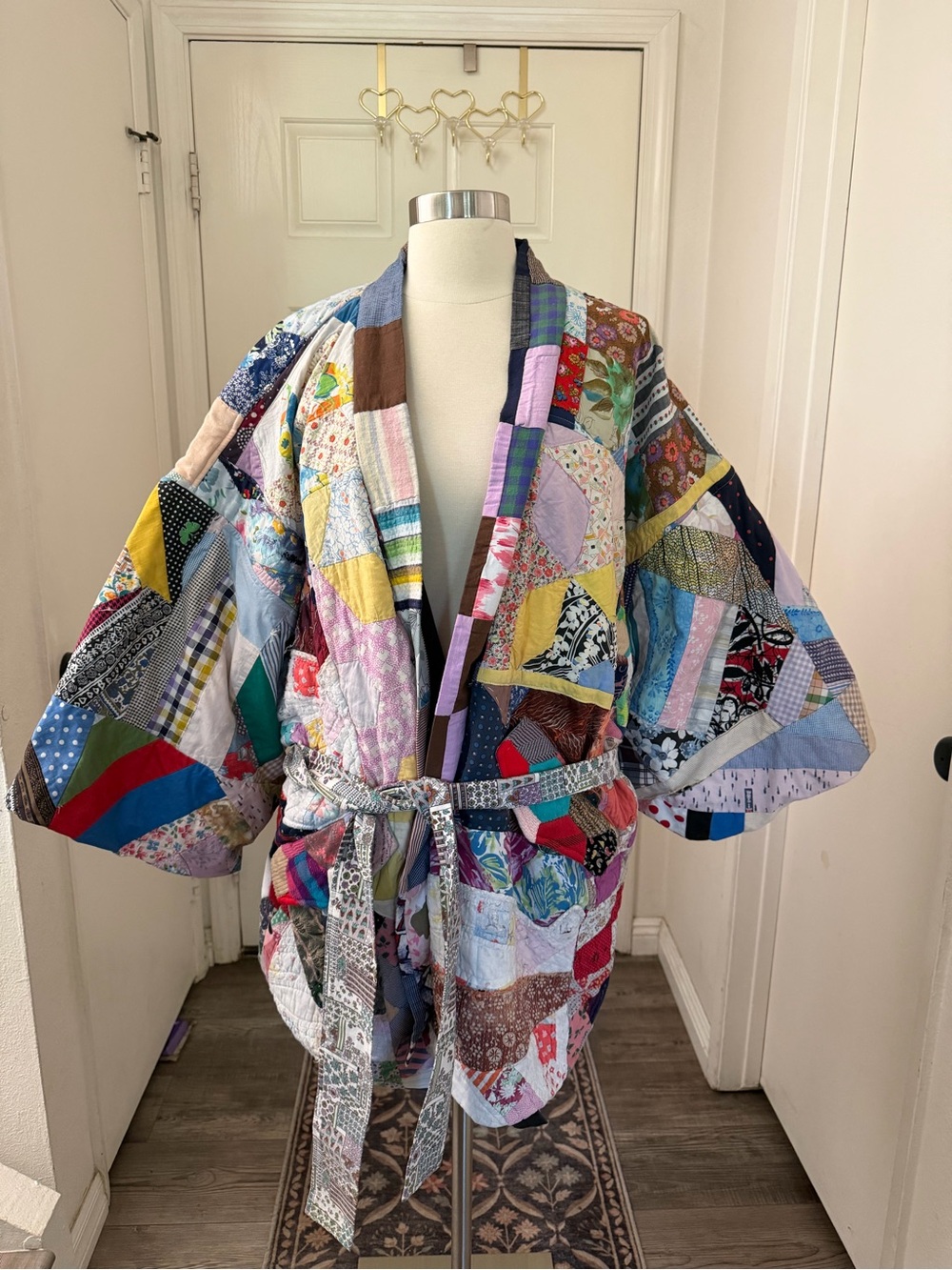 RARE Romance Was Born Patchwork Coat
